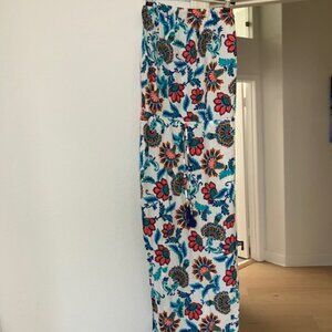 Tommy Bahama strapless/bandeau long, print, multi-colored dress